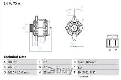 Alternator fits MAZDA 323 Mk5, Mk6 1.5 96 to 01 Bosch BP4W18300 BP4W18300C