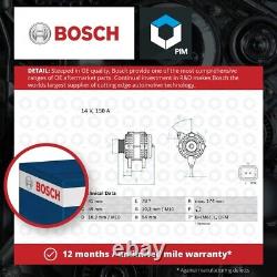 Alternator fits MITSUBISHI OUTLANDER Mk2 2.2D 07 to 12 Bosch 1800A138 Quality